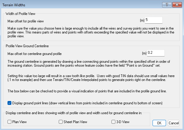 Terrain - Terrain Widths